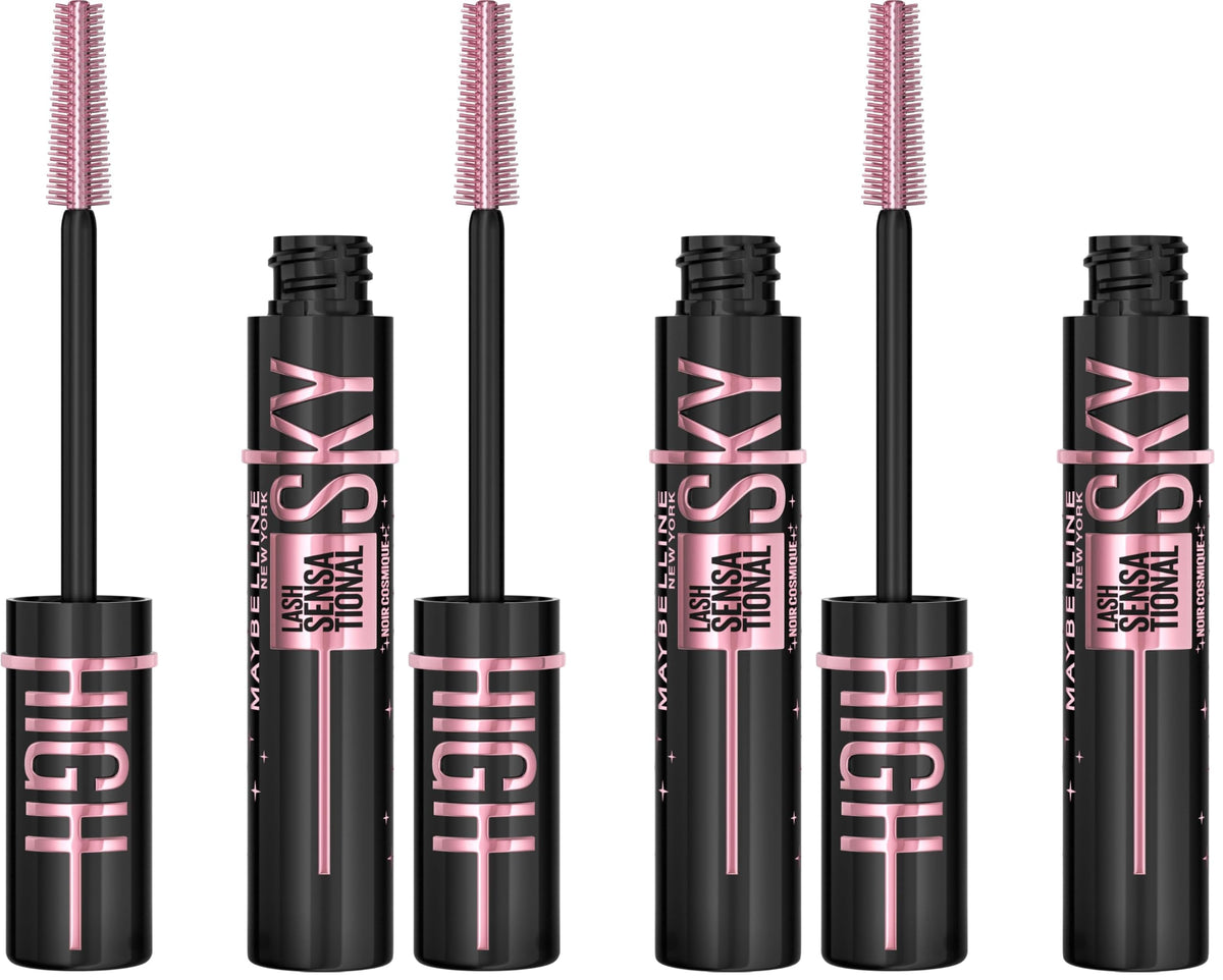 Maybelline Mascara, Lash Sensational Sky High Volumizing Thickening, Black