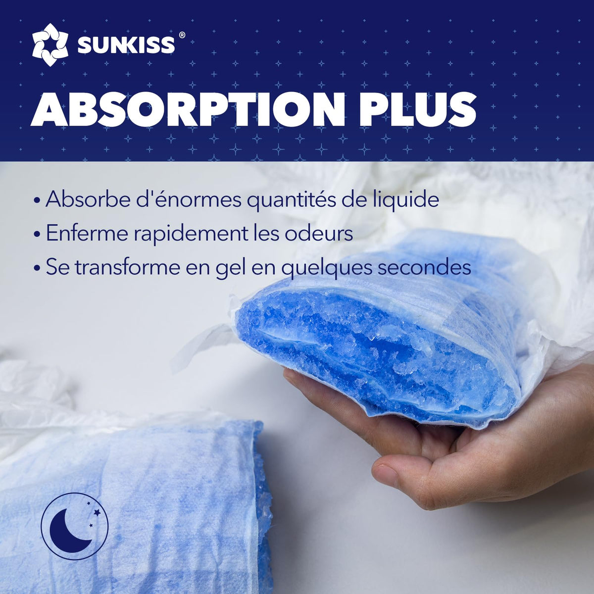 SUNKISS Incontinence Pants for Men and Women, Small/Medium, 64 Count (4×16)