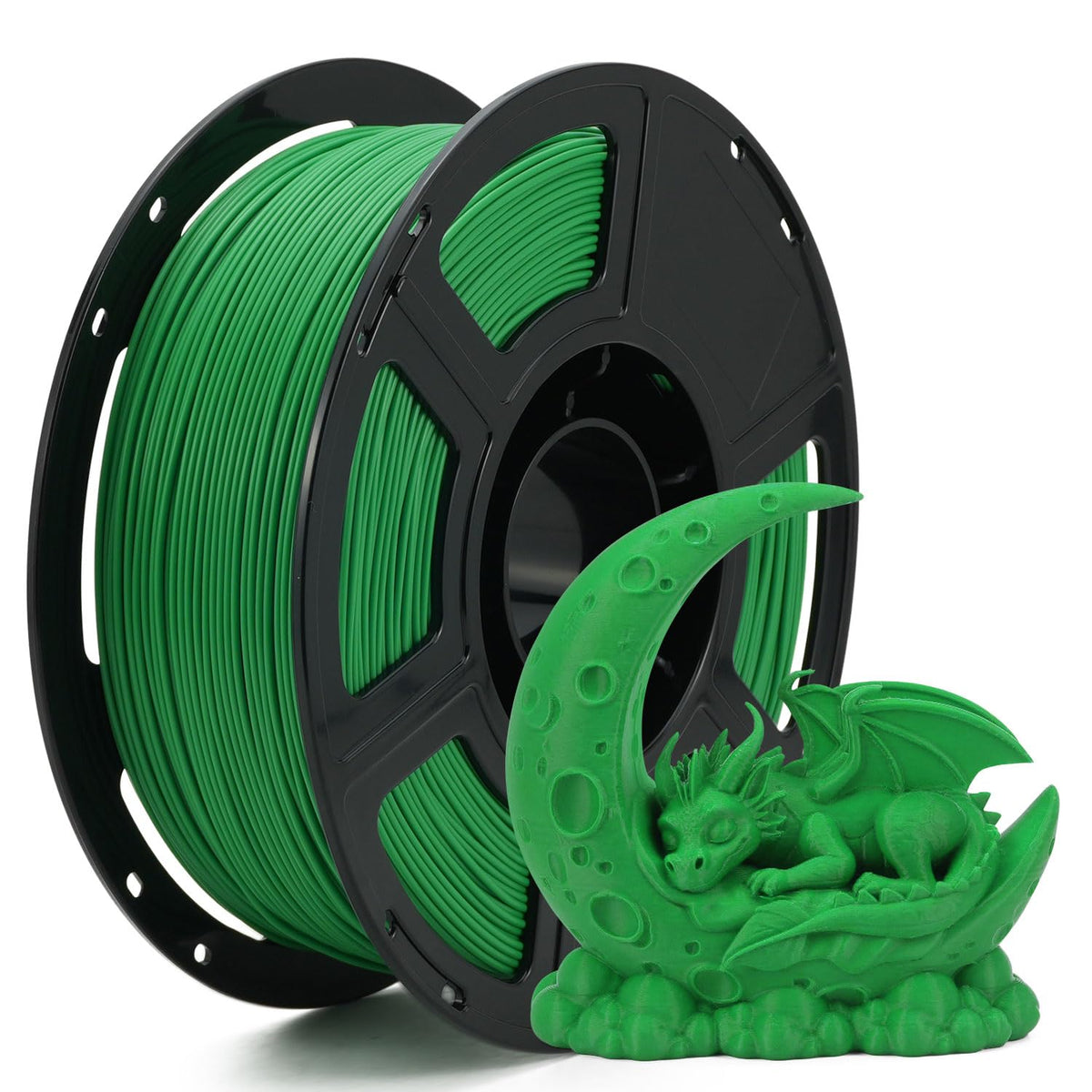 FLASHFORGE 3D Printer Filament, PLA PRO Filament 1.75mm, 1KG Spool (2.2lbs), Dimensional Accuracy +/- 0.02mm for FDM 3D Printers, Better Tenacity & No Knotting (White)