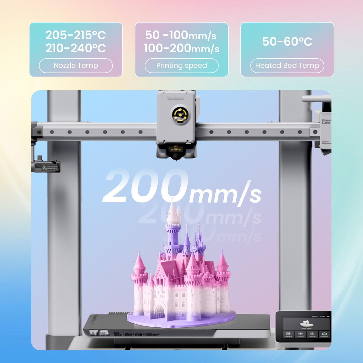 SUNLU 4KG Silk 2.0 PLA Filament 1.75, Gold+Silver+Titanium Steel+Copper Red