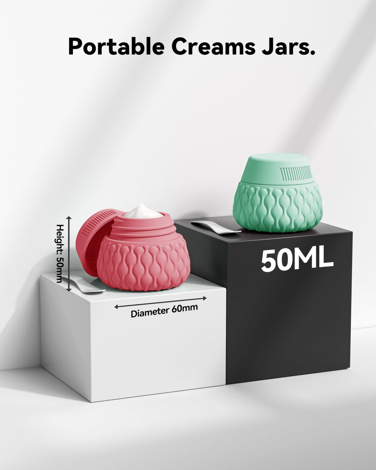 100ml Silicone Travel Bottles for Toiletries for Shampoo and Conditioner