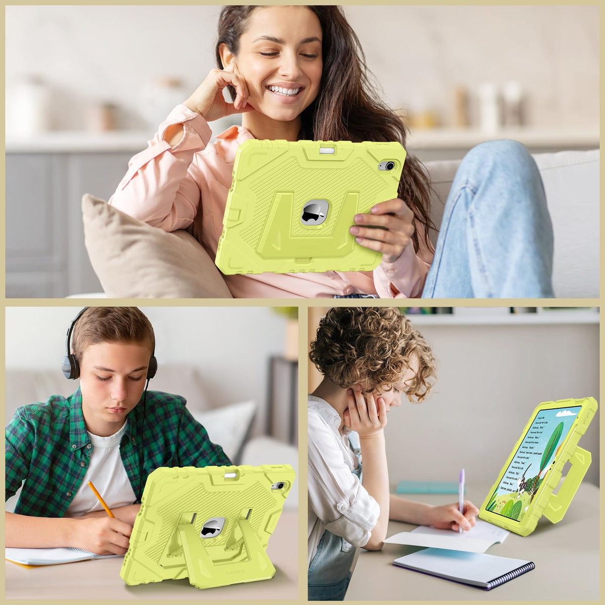 FINTIE Kid-Friendly Case for iPad (A16) 11th Gen 11 Inch, iPad 10th Gen