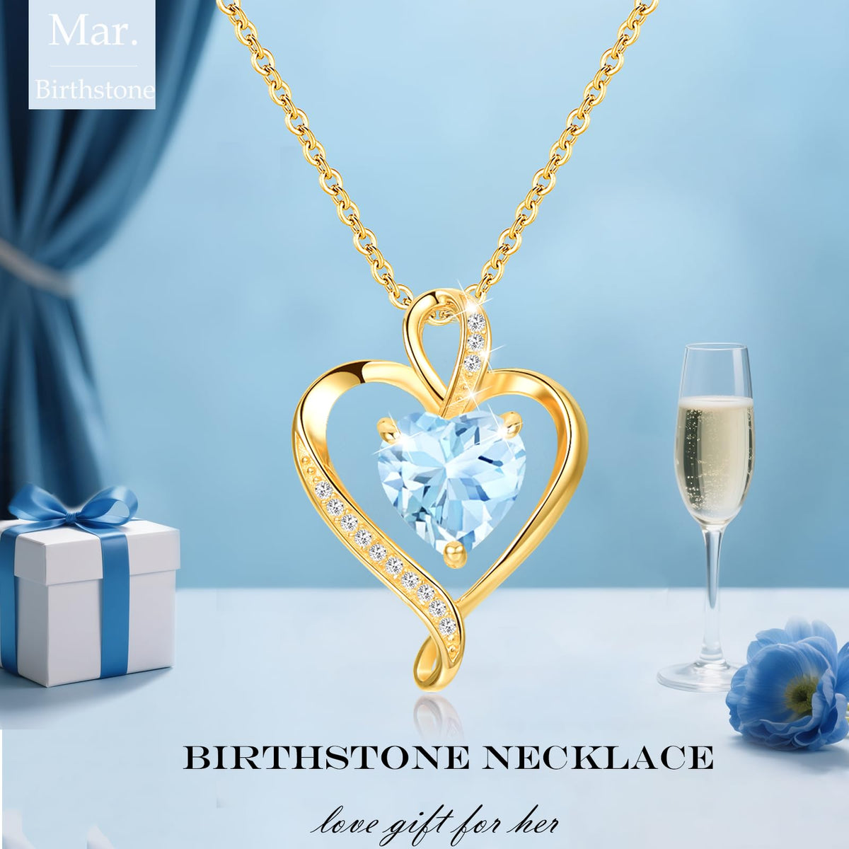 LAVUMO Heart Necklace for Women 925 Sterling Silver Love Pendant Jewellery