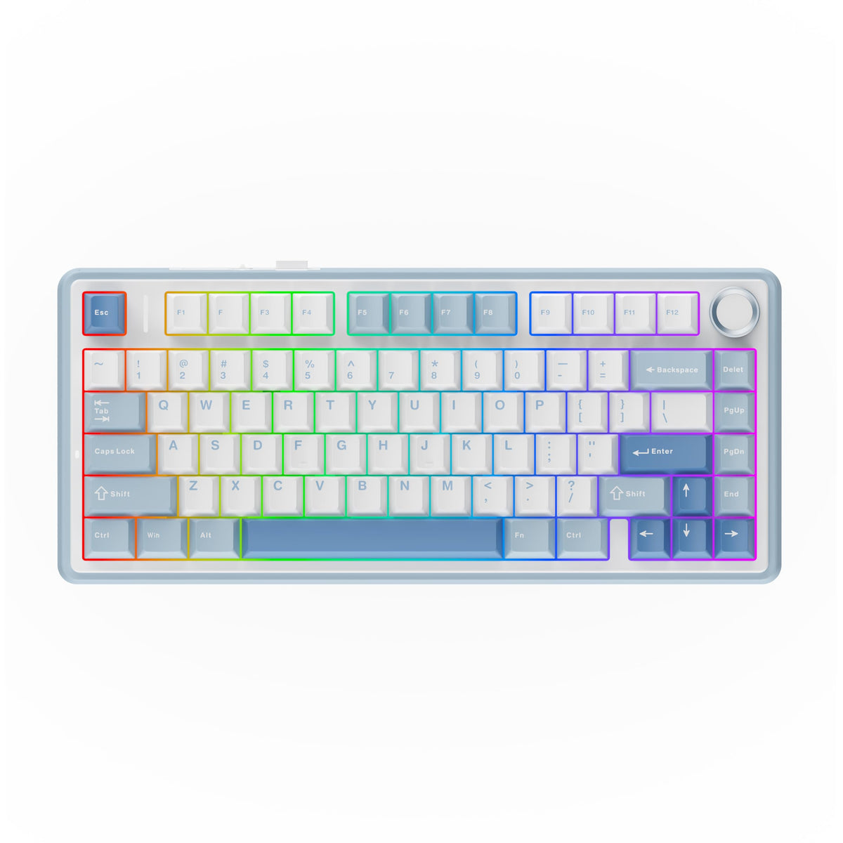 EPOMAKER AULA F75 Wireless Mechanical Gaming Keyboard, 75% Layout with Knob