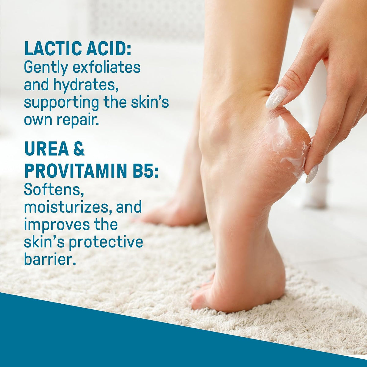 CCS Professional Foot Care Cream 175 ml - Moisturise and Protect Dry and Callused Feet, Contains 10% Urea and Eucalyptus Oil, Clinically Tested, Suitable for Diabetics