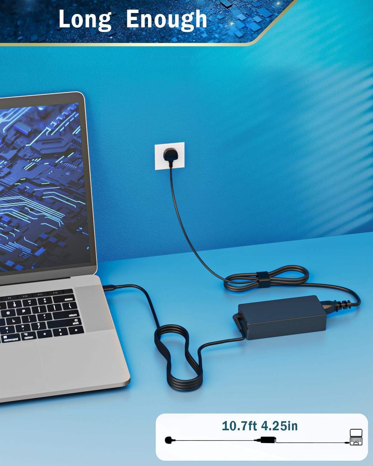 45W 19.5V 2.31A Laptop Charger Compatible with HP Stream 11 13 14 Pavilion 11 13 15(4.5mm x 3mm)