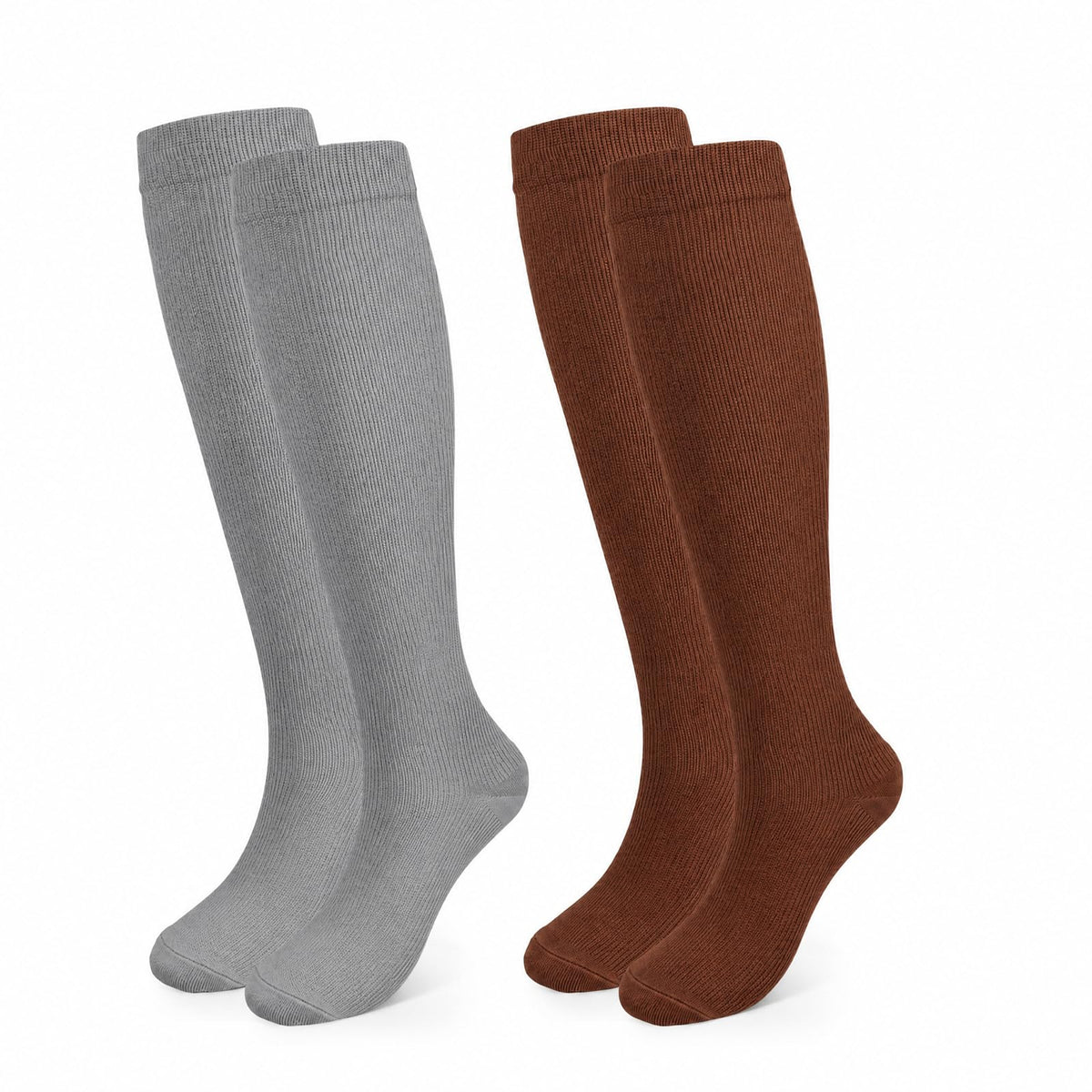 Compression Socks, (2/4/6/7 Pairs) for Men & Women 15-20 mmHg is Best for Athletics, Running, Flight Travel, Support