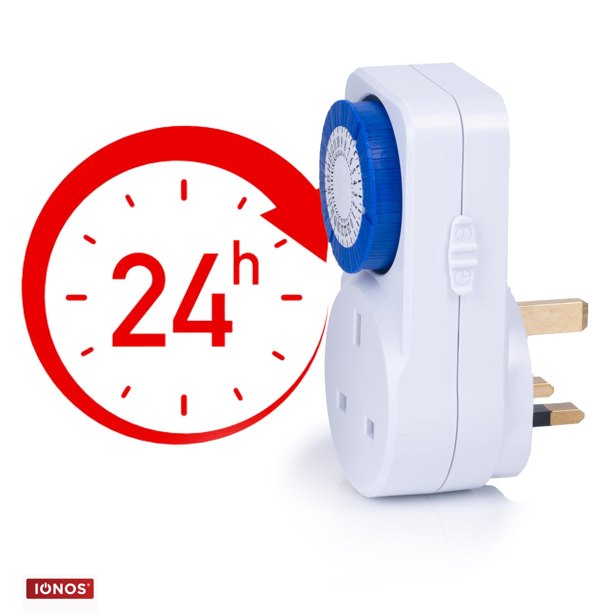 Status IONOS 24 Hour Plug-in Timer Switch, Mechanical Option B, White
