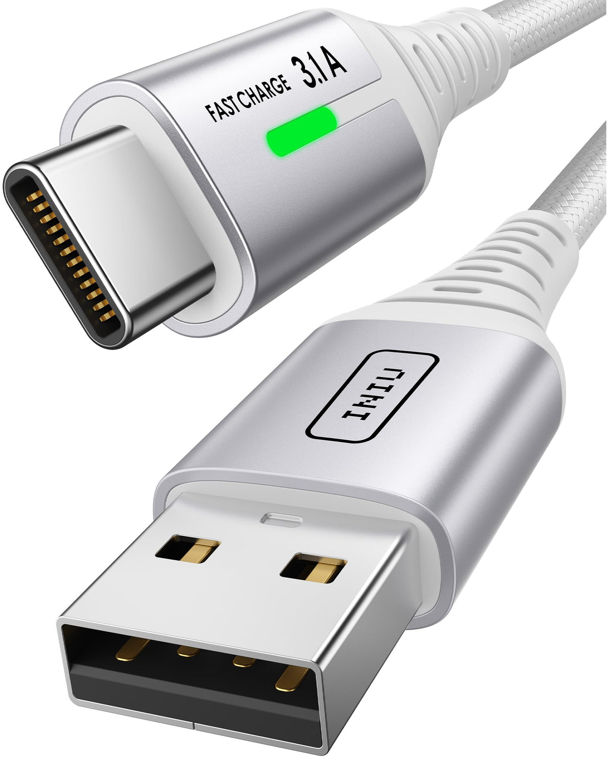 INIU USB C Charger Cable, [2m+2m+0.5m] USB A to Type C Charging Cable