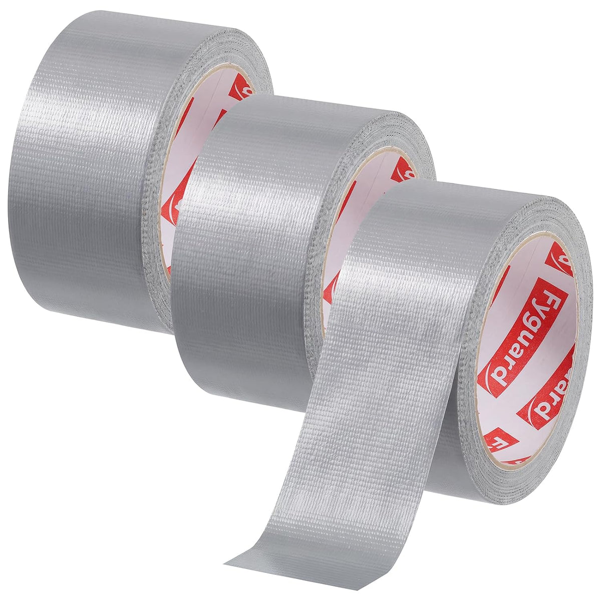 3 Rolls Duct Tape 48mm x 18m 8.5Mil, Silver Gaffer Tape 210μ