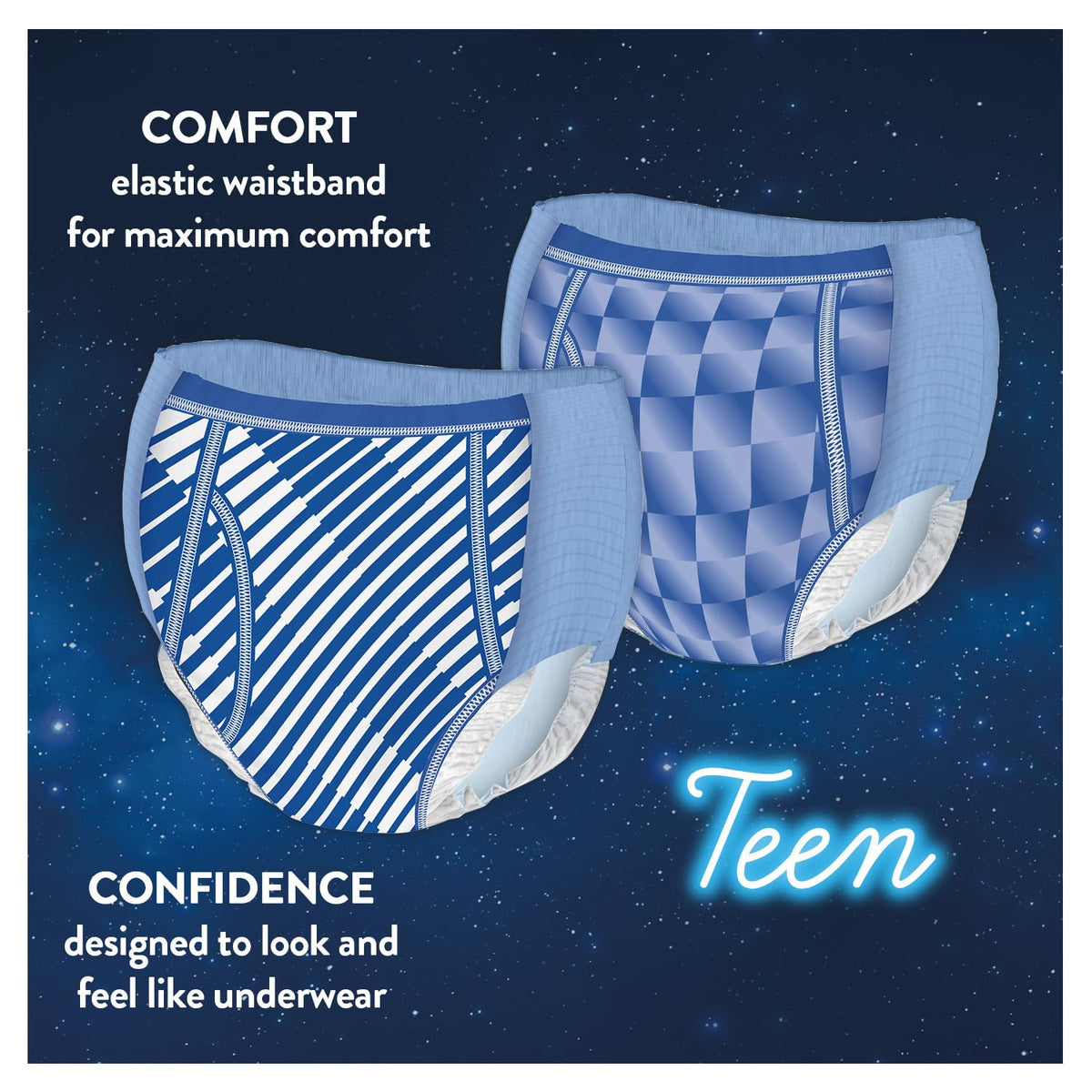 HUGGIES DryNites, Pyjama Pants, Boys 4-7 Years (17-30KG), 64 x bedwetting Pants, Up to 100% Leak Free Nights