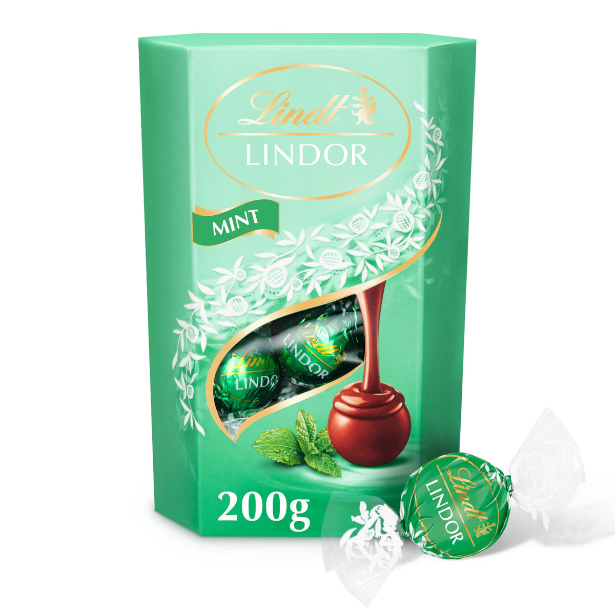Lindt Lindor White Chocolate Truffles – 200g Box (Approx. 16 Balls) – Smooth Filling – Gift, Birthday, Congratulations Treat