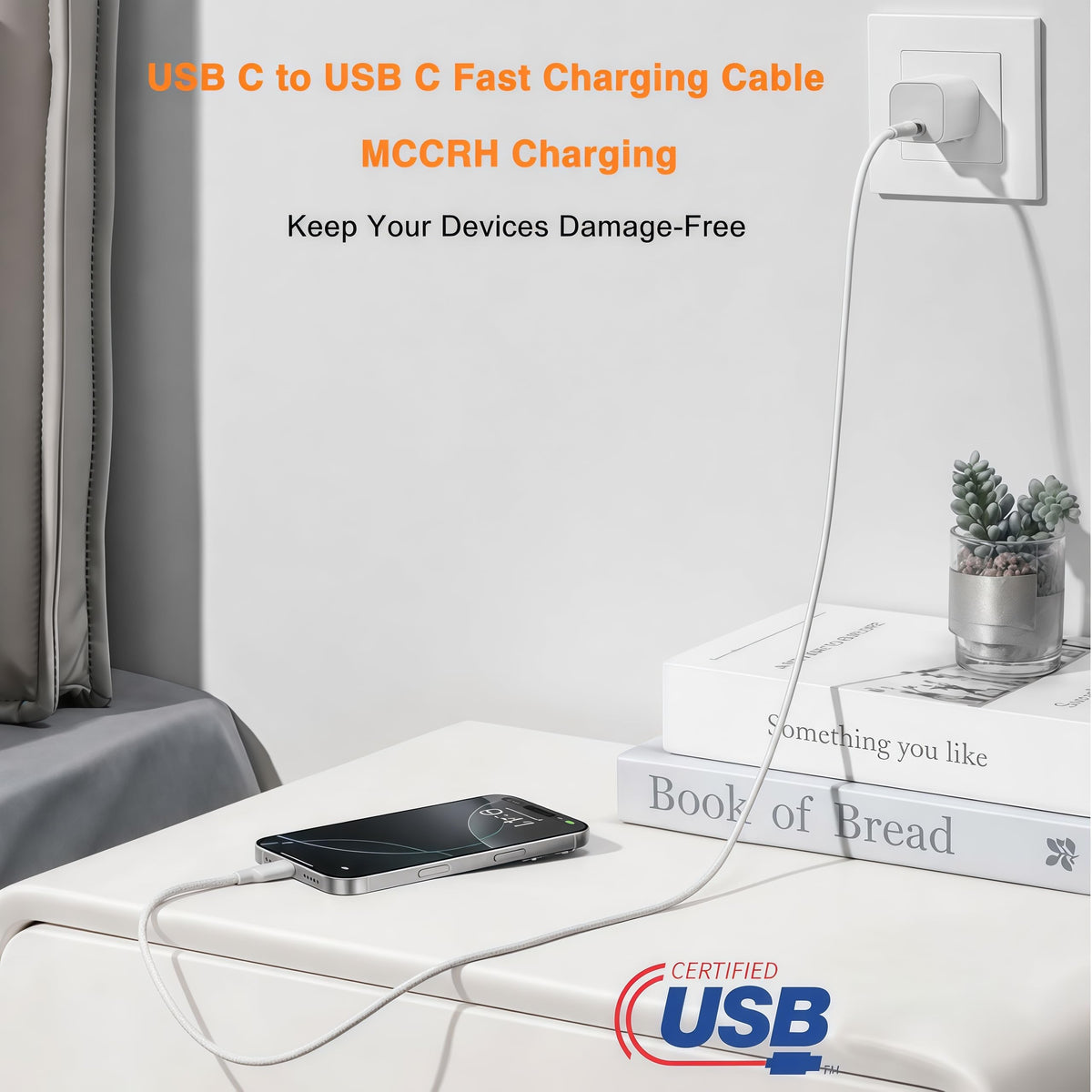 USB C to USB C Cable for IPhone 18/17/16/15, Fast Charger USB C for IPhone 18 Pro Max/Duo/Fold/17Air/16/Plus/16E/17e,Charging Lead for iPad Pro 10/11th,Google Pixel 11/10/9/8/7/6,Samsung Galaxy Z Flip