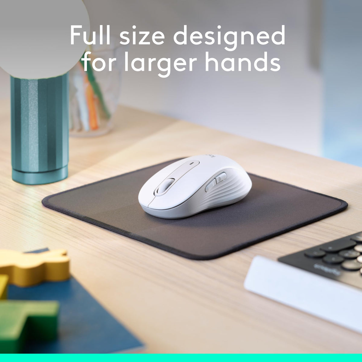 Logitech Signature M650 L Full Size Wireless Mouse - For Large Sized Hands