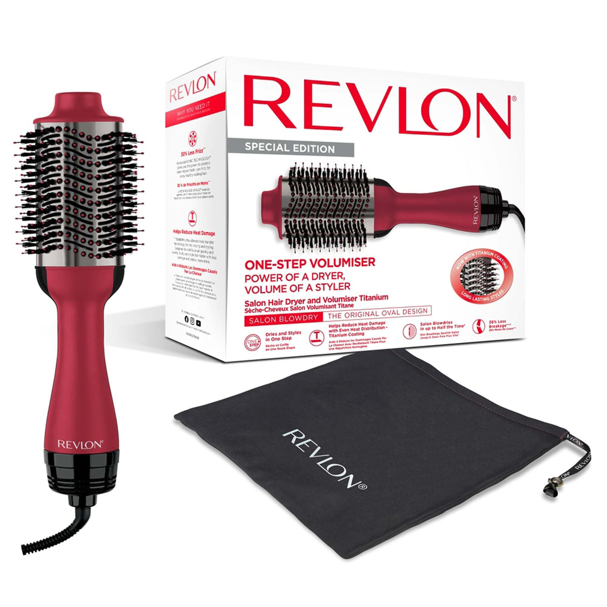 Revlon Salon One-Step Hair Dryer & Volumiser with Sectioning Comb