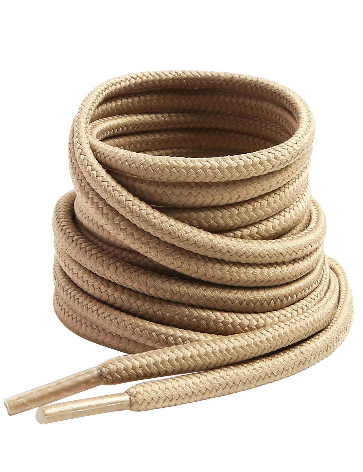 VSUDO Round Boots Laces, 4mm Diameter Work & Hiking Shoe Laces for Boots