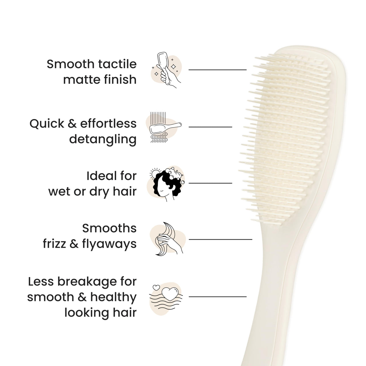 Tangle Teezer The Ultimate Detangler Straight to Curly Hairbrush
