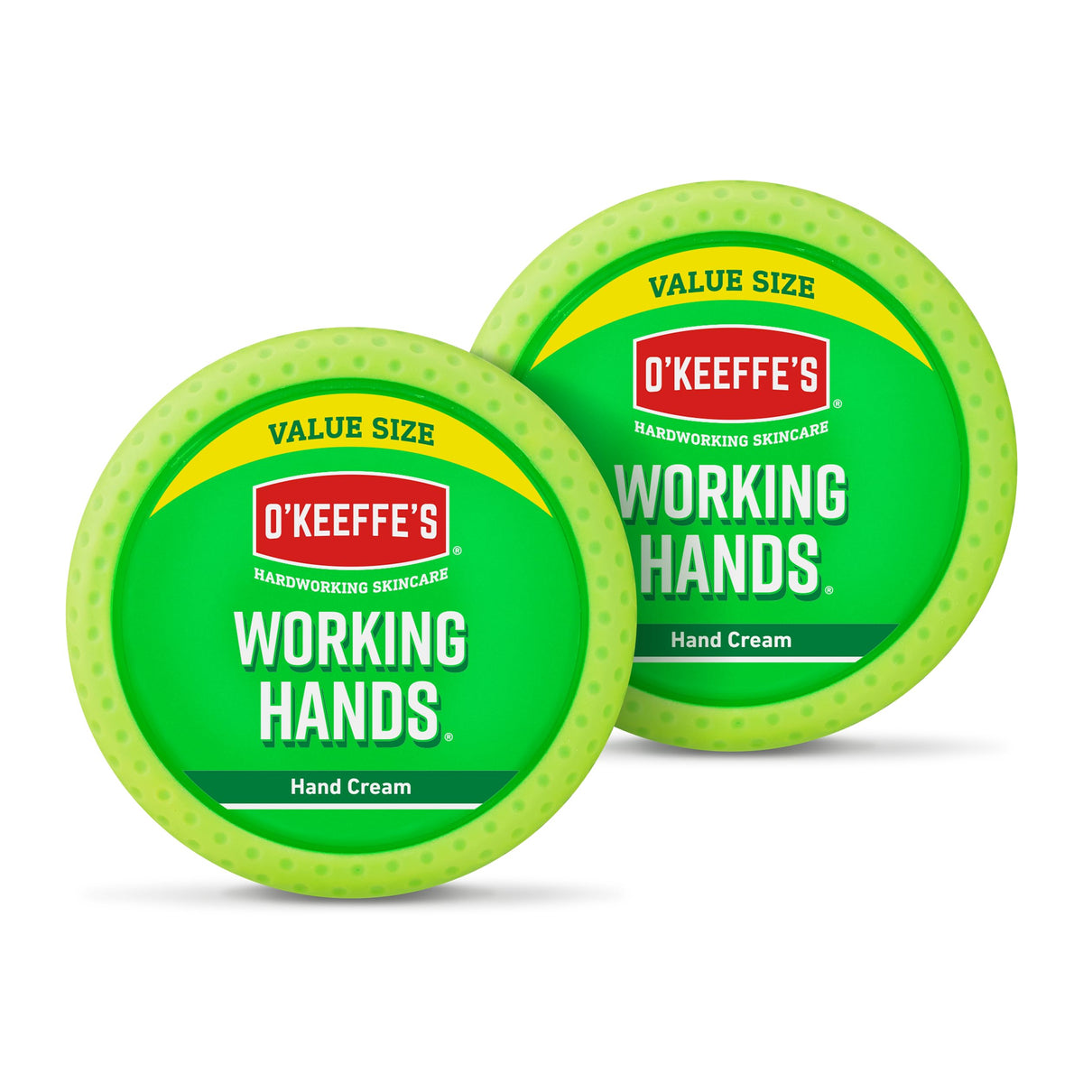 O'Keeffe's Working Hands, 96 g Jar 2 Pack - Hand Cream for Extremely Dry, Cracked Hands | Instantly Increases Moisture Content, Forms a Protective Layer and Prevents Moisture Loss