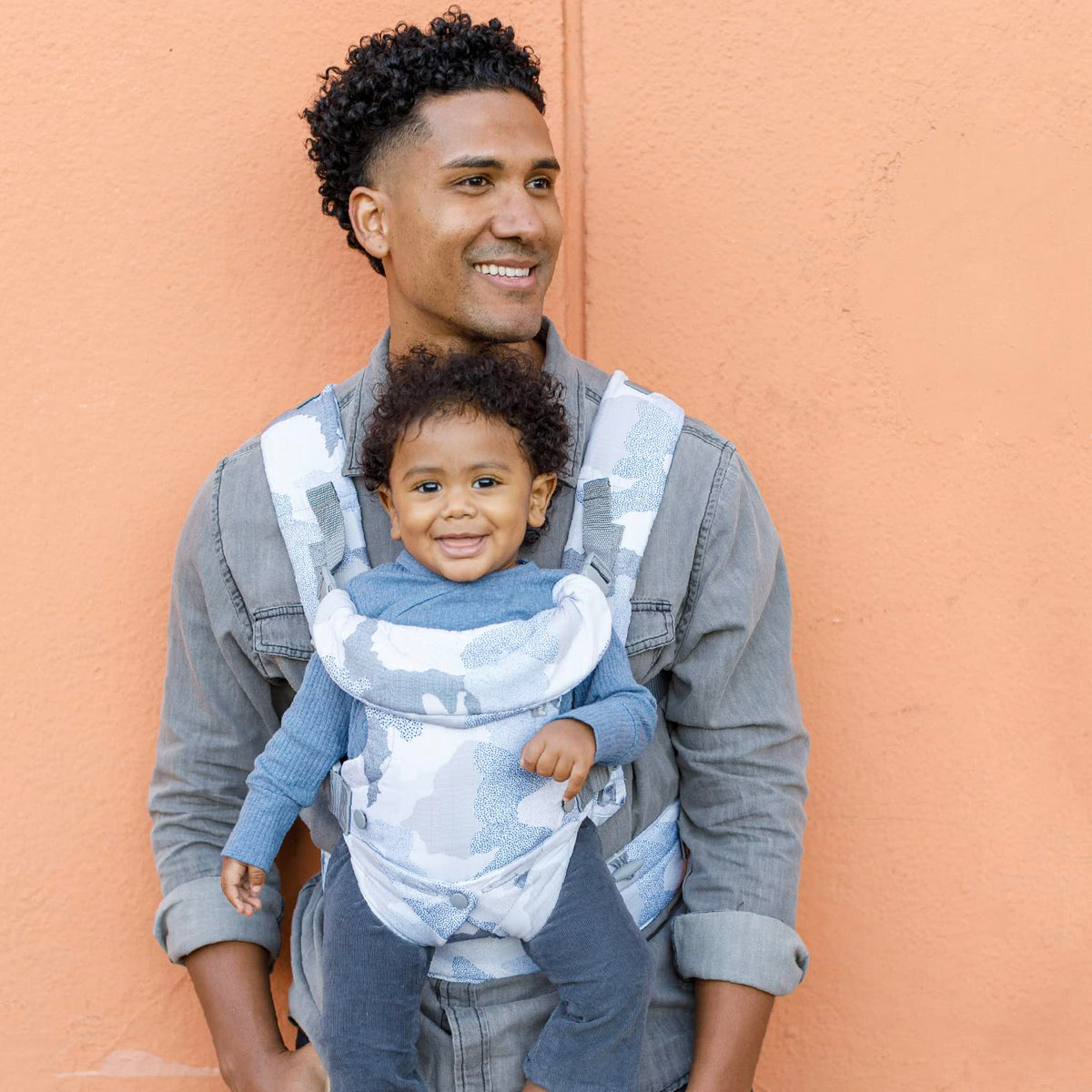 Infantino Flip Advanced 4-in-1 Baby Carrier - Ergonomic, Convertible, Face-in and Face-Out Front and Back Baby Carrier for Newborn to Toddler 3,6-14,5kg, Grey