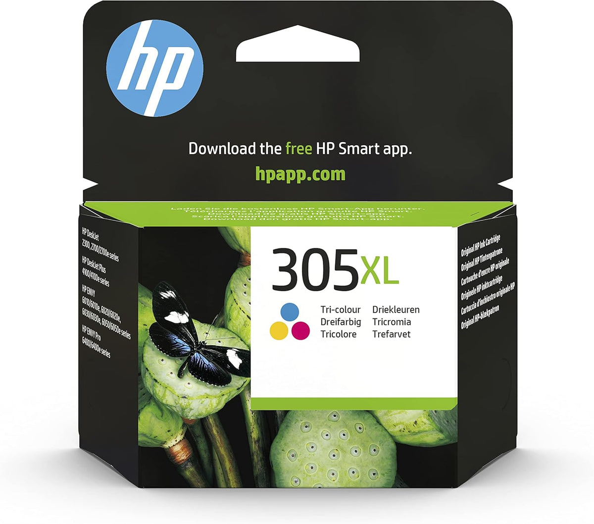 HP 305XL Tri-colour Original Ink Cartridge, High Yield