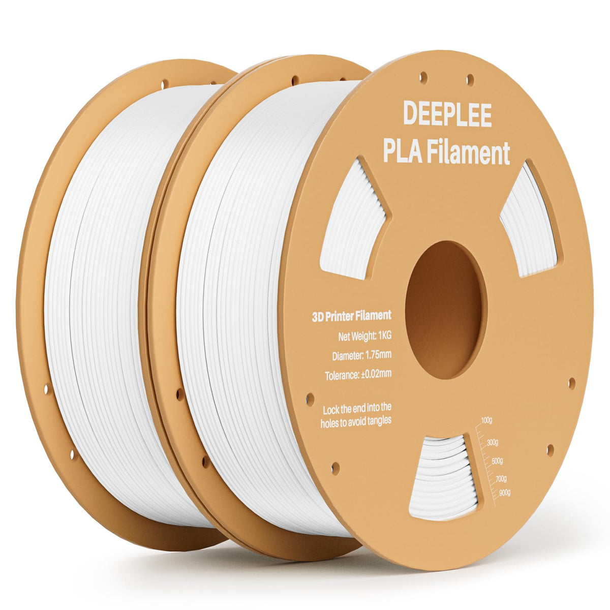 DEEPLEE PLA Filament 1.75mm White 1kg
