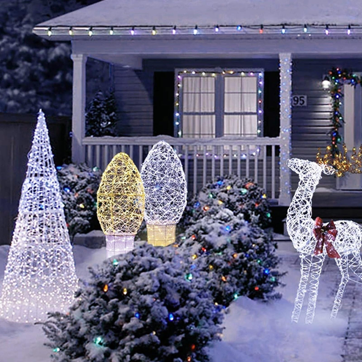 litogo 120 LED Solar String Lights Outdoor, 12M/40Ft 8 Modes Solars Garden Lights Waterproof Copper Wire Decorative Solar Fairy Lights for Patio, Gate, Yard, Trees, BBQ, Wedding, Party