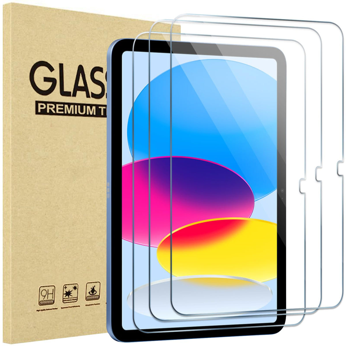 ProCase 2 Pack Screen Protector for iPad A16 2025 11th 11"/10th 2022 10.9"