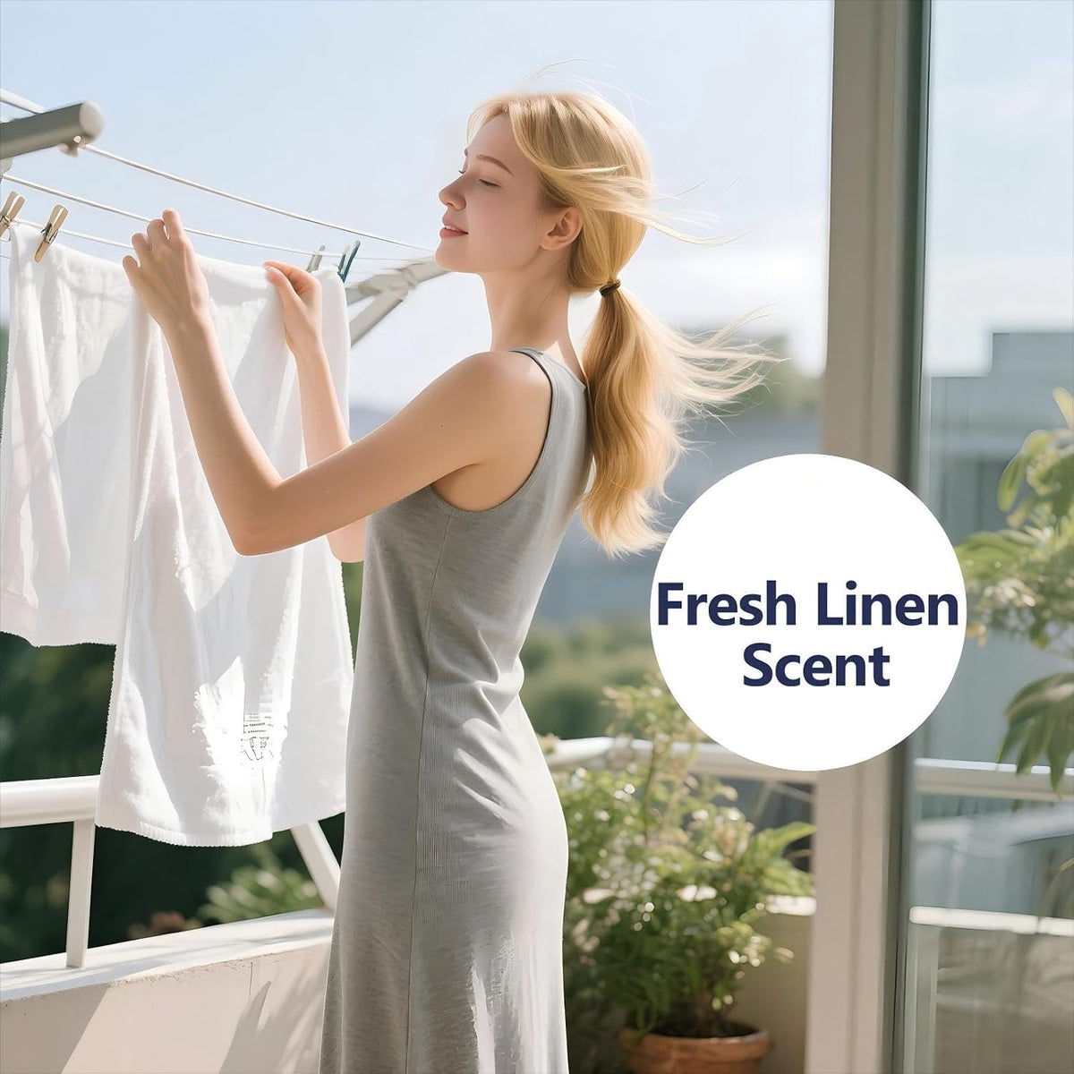 Laundry Detergent Sheets – Biodegradable, Plant-Based, Plastic-Free – 80 Washes, Linen Fresh – PreDosage for Eco-Friendly, Compact & Mess-Free Laundry