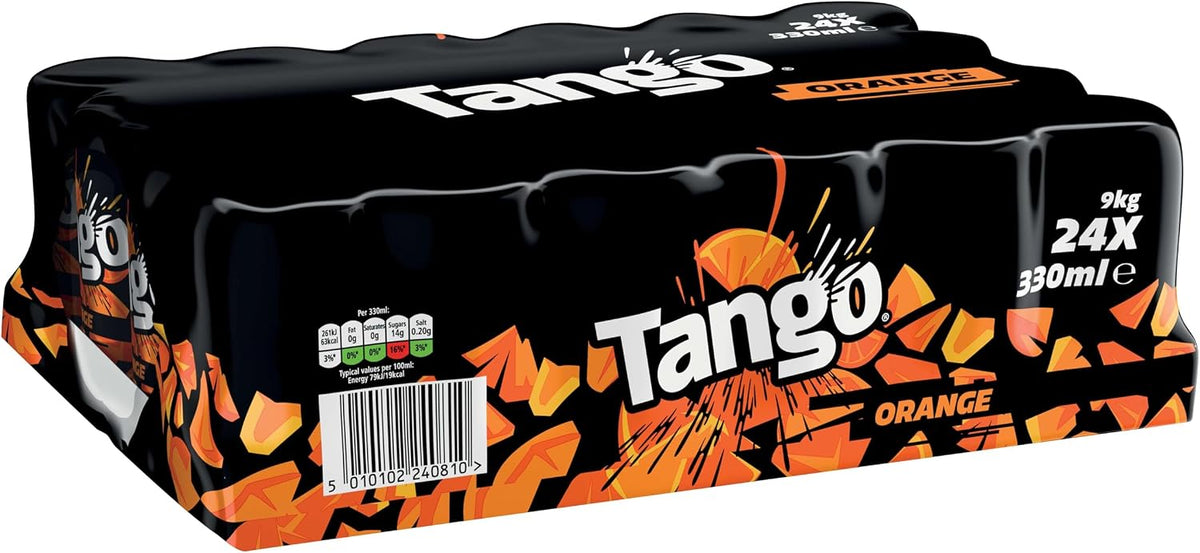 Tango Orange Original | 330ml Can | 24 Pack