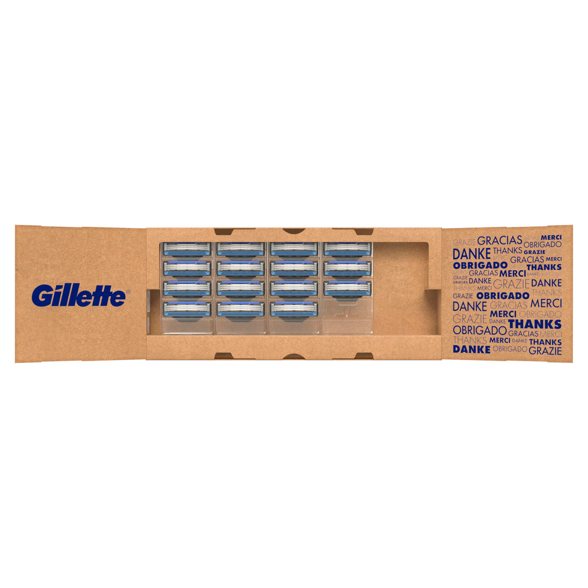 Gillette Mach3 Razor Blade Refills for Men, 12 Count