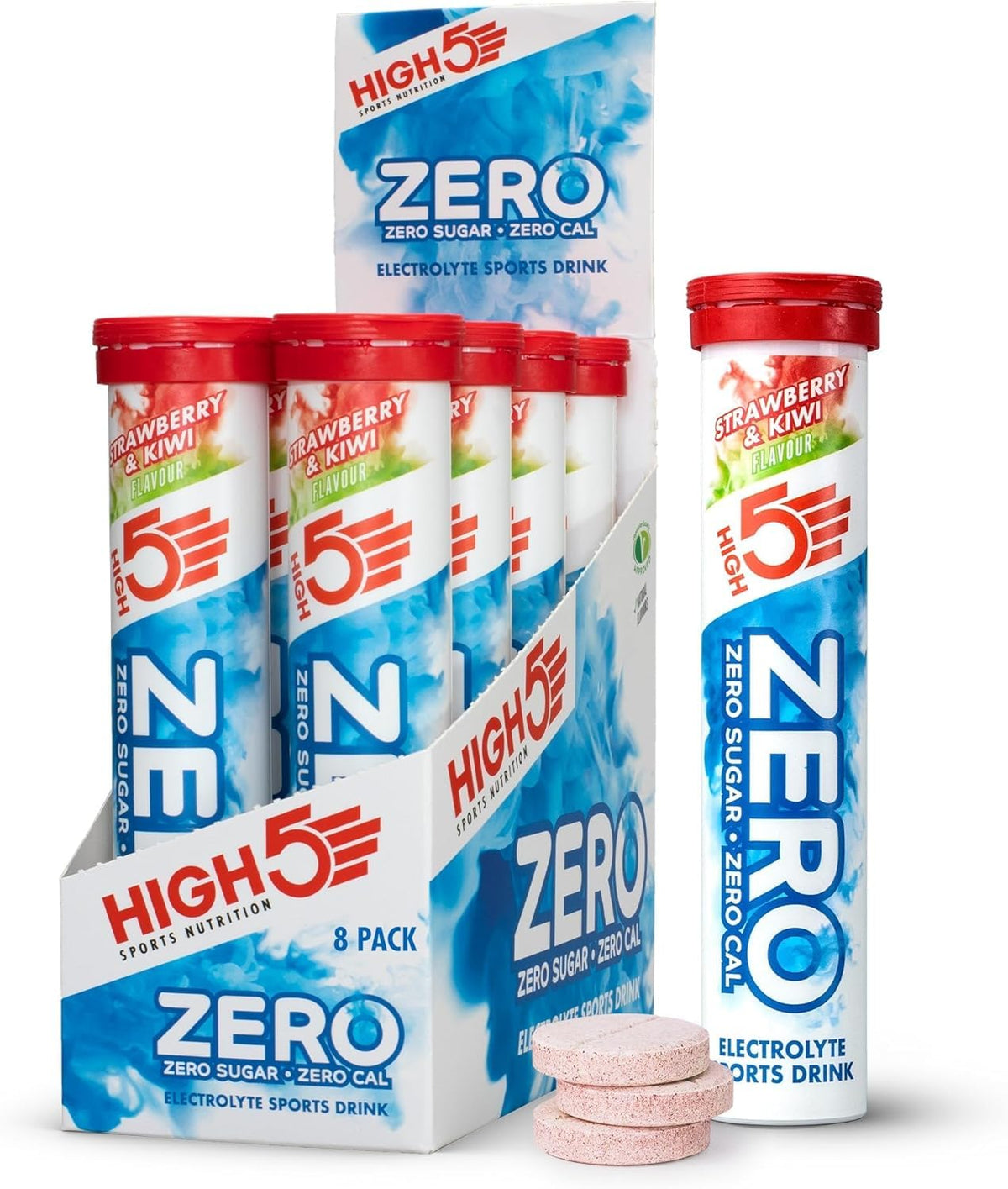 HIGH5 Zero Electrolyte Tablets for Hydration, Berry, 20 Tablets