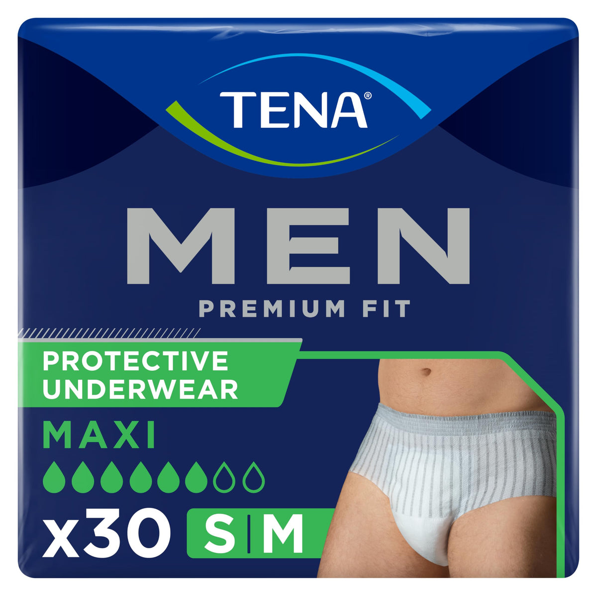 Tena - Tena Men Premium Fit Level 4 (Size L/XL) Protective Underwear - 10 Pieces