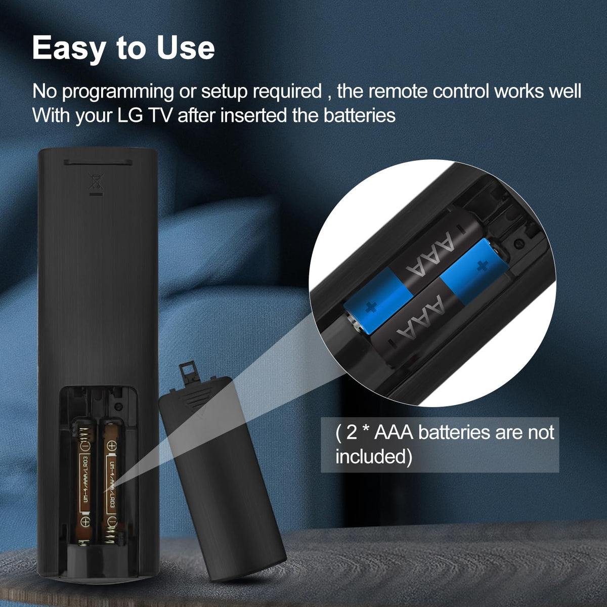 Replacement Hisense TV Remote Control for Hisense VIDAA 4K UHD FHD QLED LED LCD HDTV Smart TV Remote Replacement with 12 Shortcut Buttons, No Setup Required