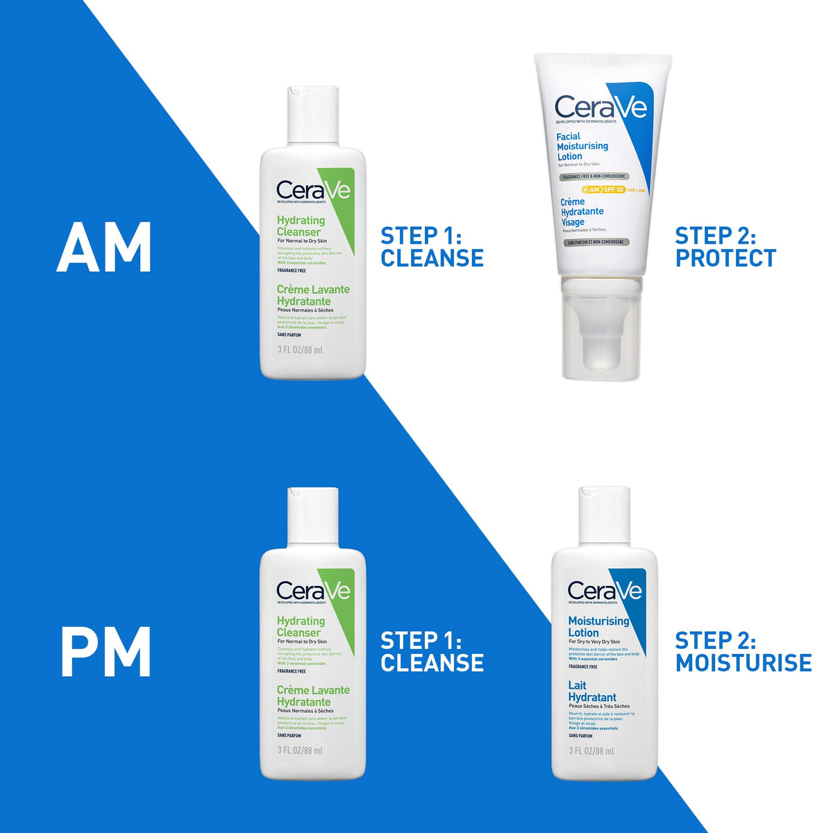 CeraVe Hydrating Cleanser for Normal to Dry Skin with Hyaluronic Acid 236ml