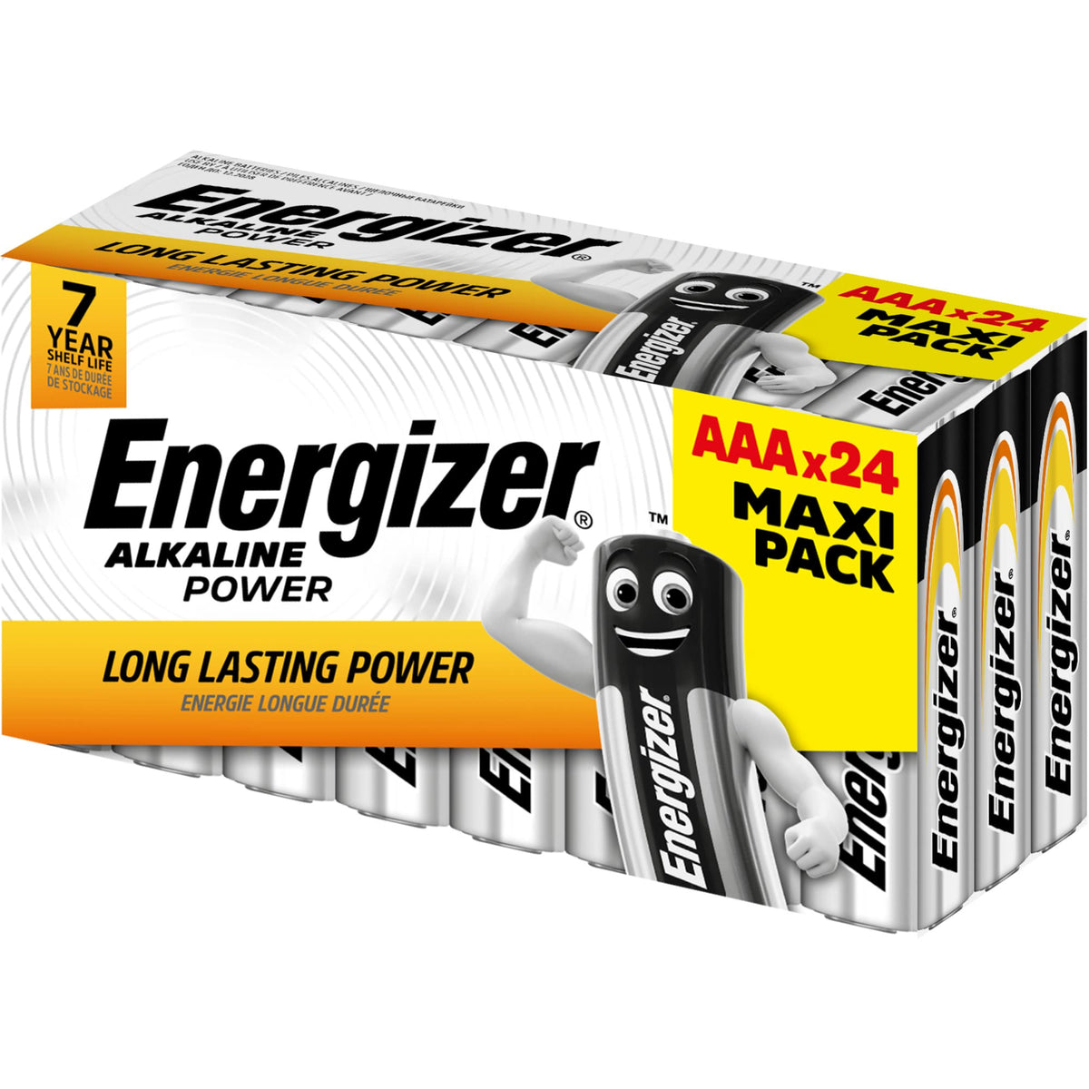 Energizer Alkaline Power - AA Batteries (24 Pack) Up To 50% Long Lasting