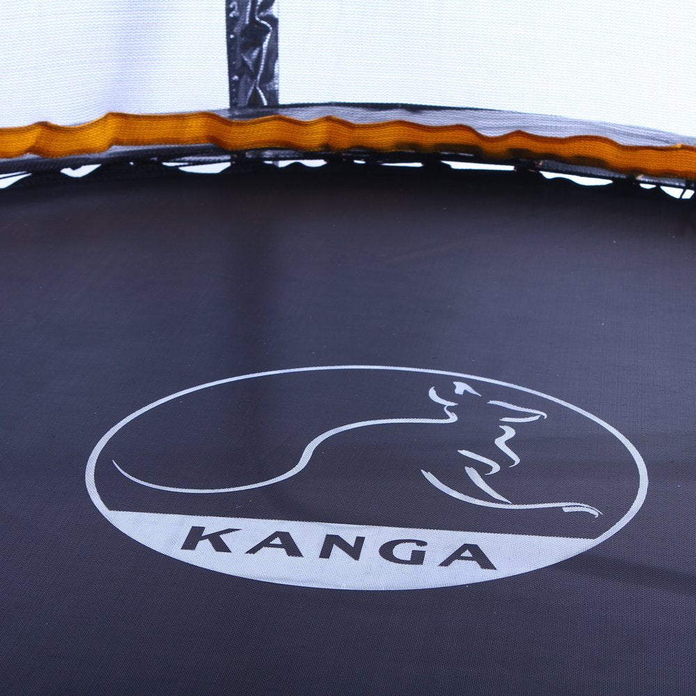Kanga Trampoline Outdoor Round Inc Safety Enclosure Net, Ladder & Anchor Kit (Curved Shape)