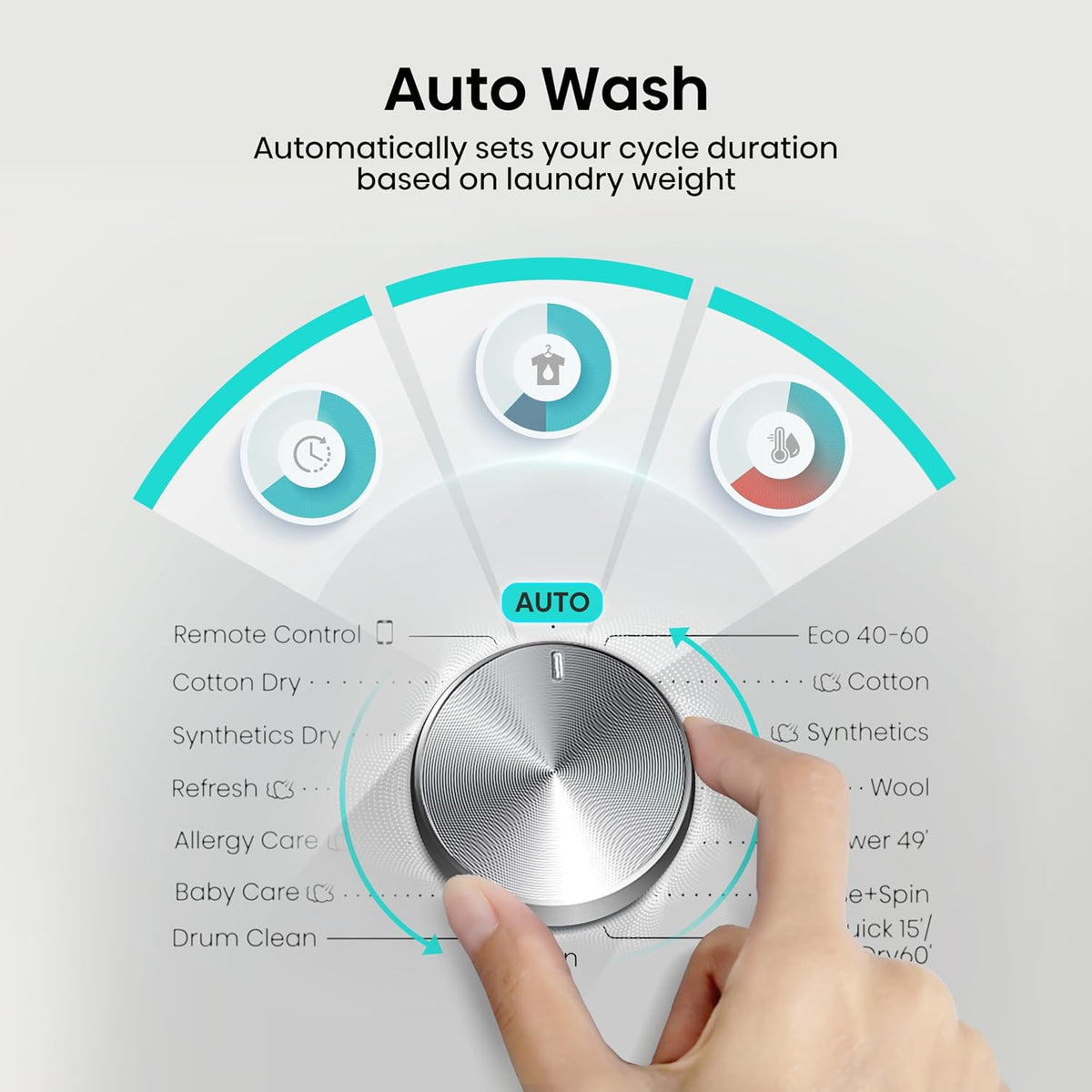 Hisense 3S Series WD3S8043BB3 Wifi Connected 8Kg and 5Kg Washer Dryer with 1400 rpm - Black - A-D Rated