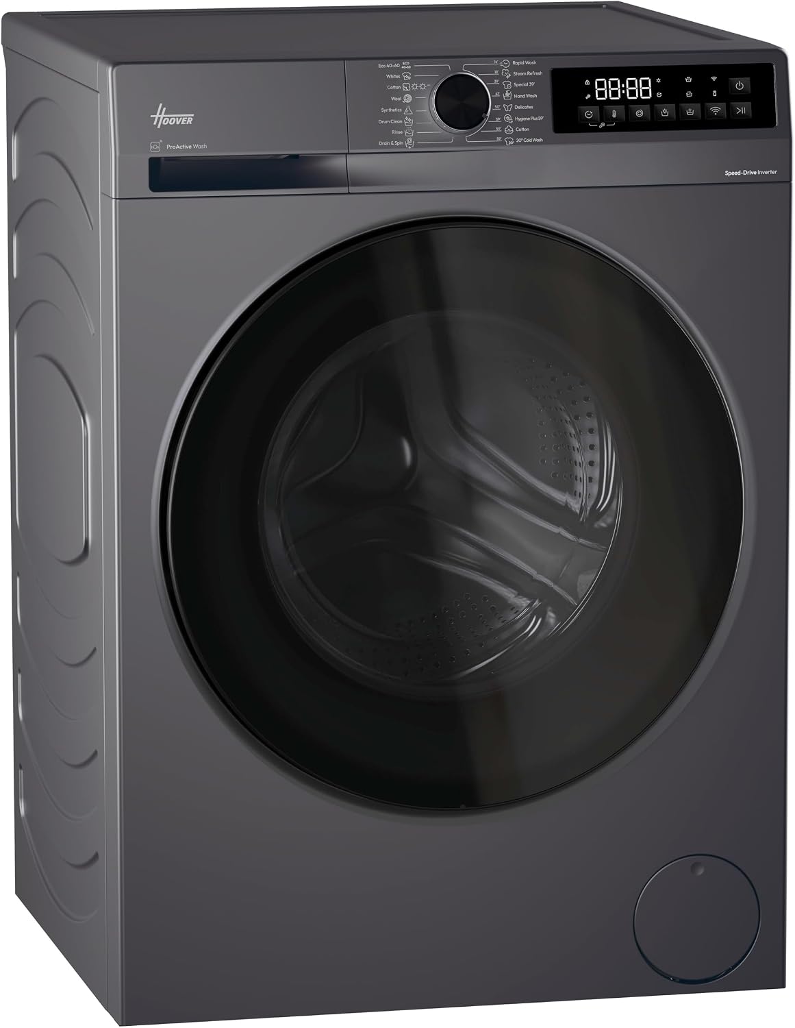 Hoover Pro Wash&Dry Series 3 Washer Dryer, 10+6kg, Graphite & Black, A-20%