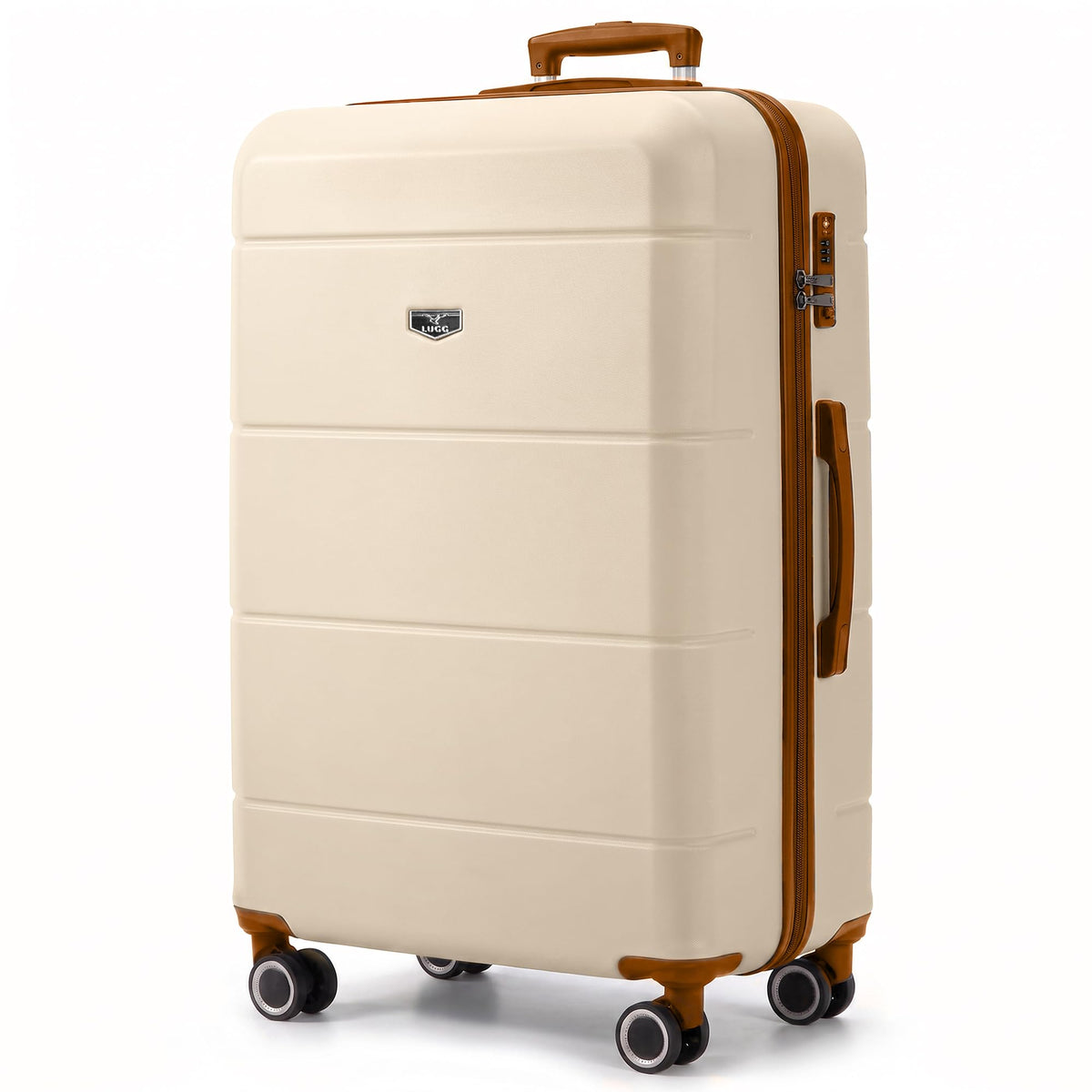 LUGG Jetset 40cm Suitcase 40x30x20cm, Ryanair Compatible Underseat Size, Hard Shell ABS, Spinner with Removable Wheels, Lightweight Travel Luggage, 1 Year Warranty