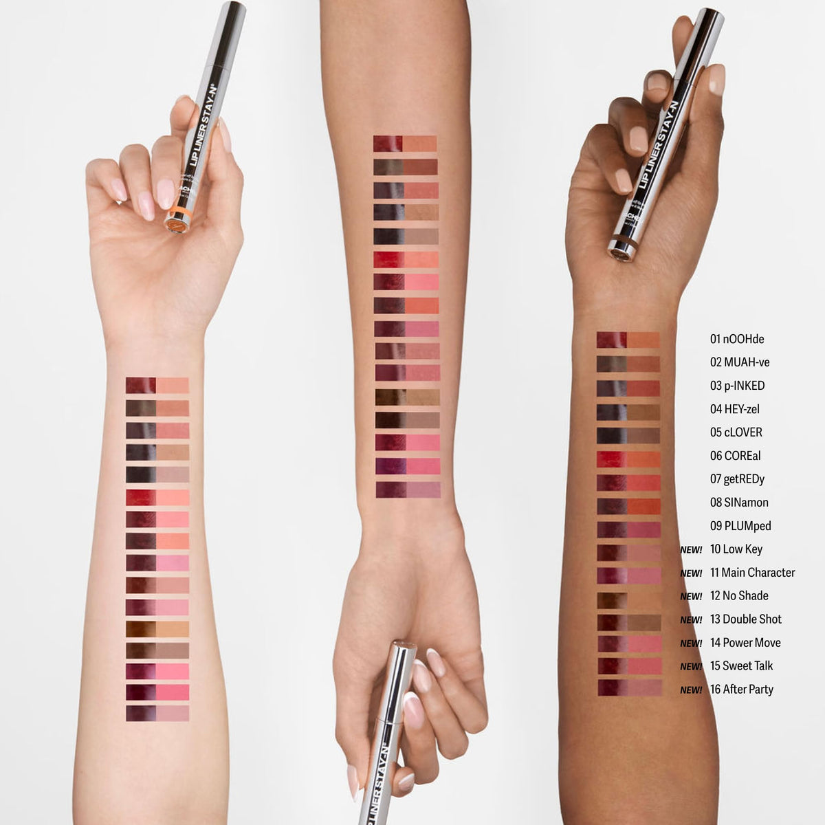 Sacheu Lip Liner STAY-N Peel Off Lip Stain, Longwear, p-INKED