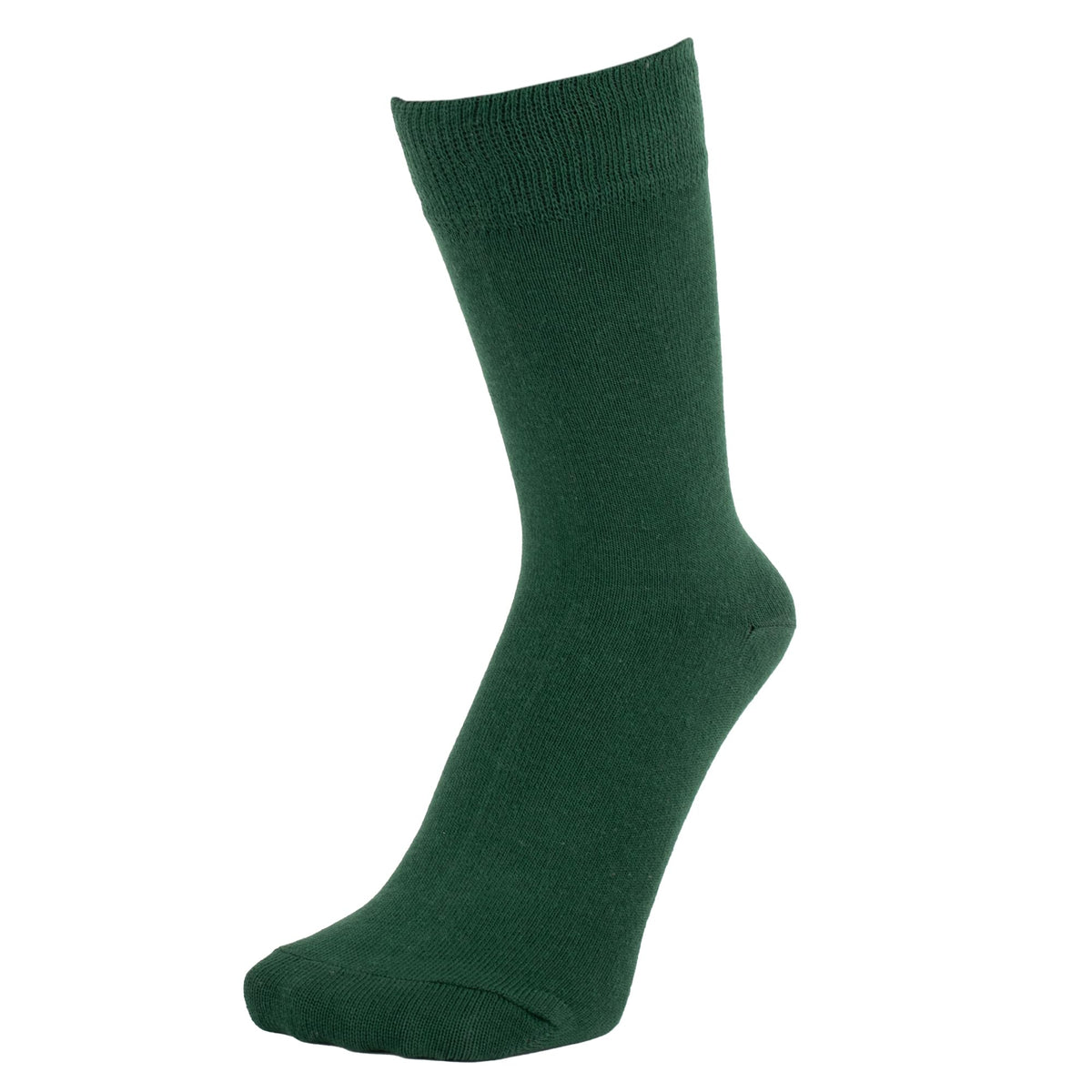 ZAKIRA Combed Cotton Dress Socks, Crew Socks