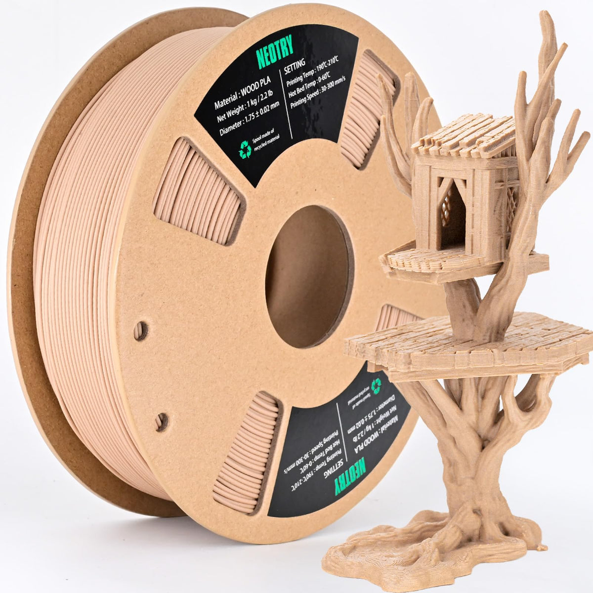Silk Tri Colour PLA Filament 1.75mm 1kg, Multicolor 3D Printer Filament, Filament 3D Printing Materials for Most FDM 3D Printer, Silk PLA Red Yellow Blue, Rainbow PLA Filament 1.75mm ± 0.02