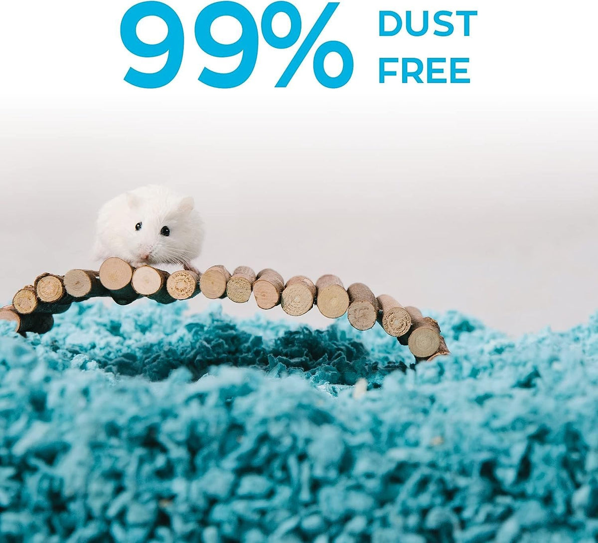 Carefresh 99% Dust-Free White Natural Paper Small Pet Bedding with Odor Control, 10L, White
