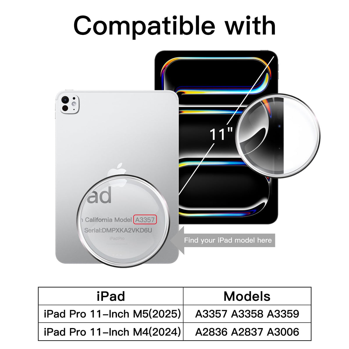 JETech Screen Protector for iPad (A16) 11th/10th Gen, 2-Pack