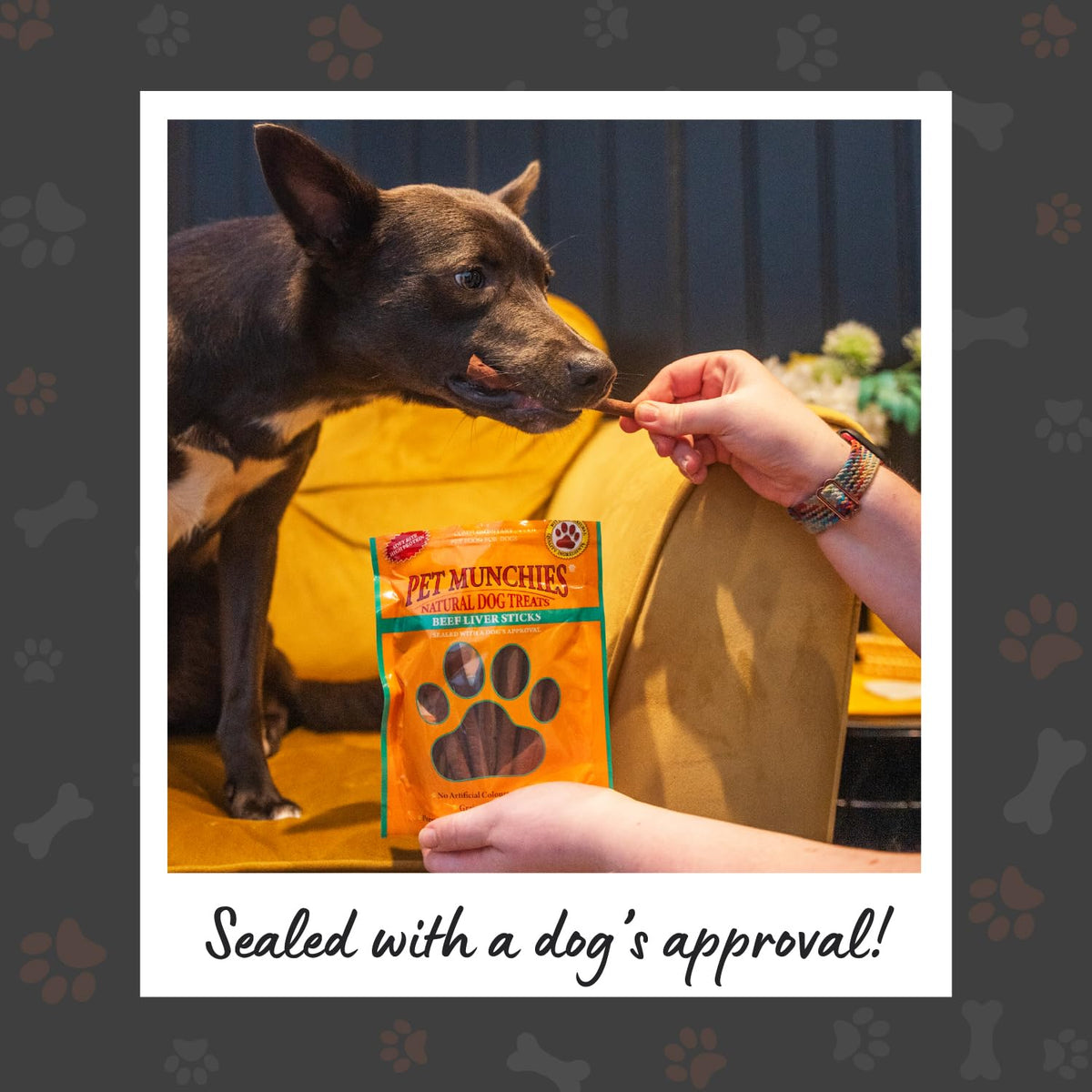 Pet Munchies Venison & Beef Liver Dog Training Treats, Grain Free Tasty Bites with Natural Real Meat, Low in Fat 50g