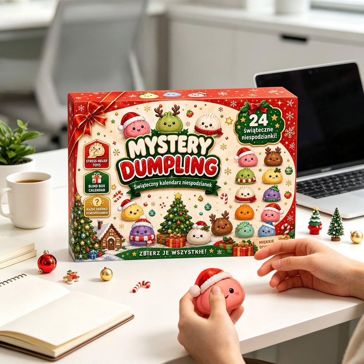 2026 Christmas Advent Calendar, 24 Days Squishies，B