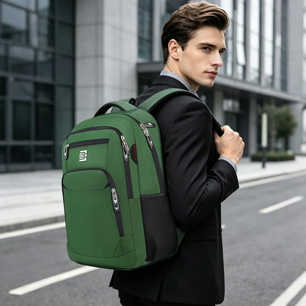 KASIBON Laptop Backpack for Men, Anti-Theft Travel Backpack Business