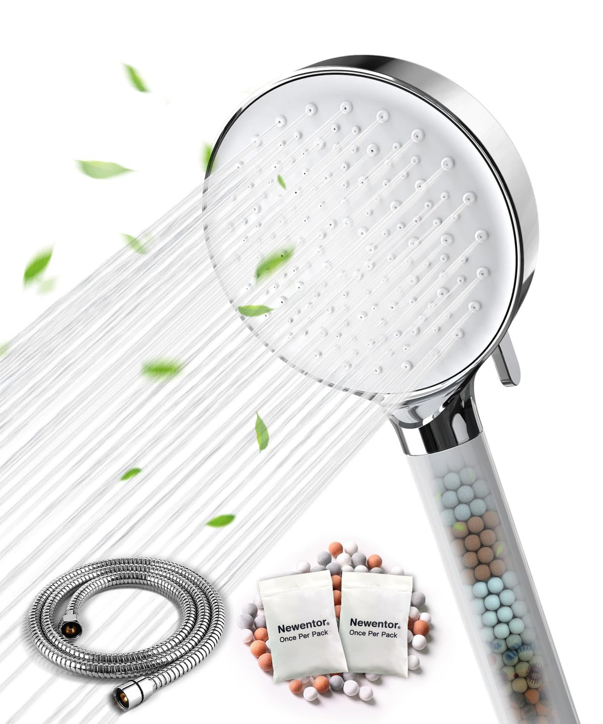 High Pressure Shower Head, Power Shower Head with 6 Modes