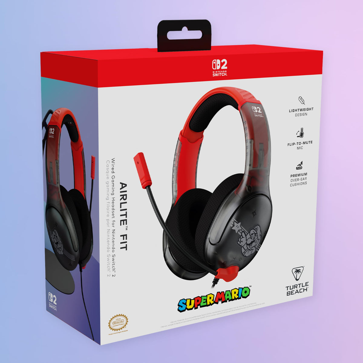 Turtle Beach Airlite Fit Wired Gaming Headset for Nintendo Switch 2, Lite