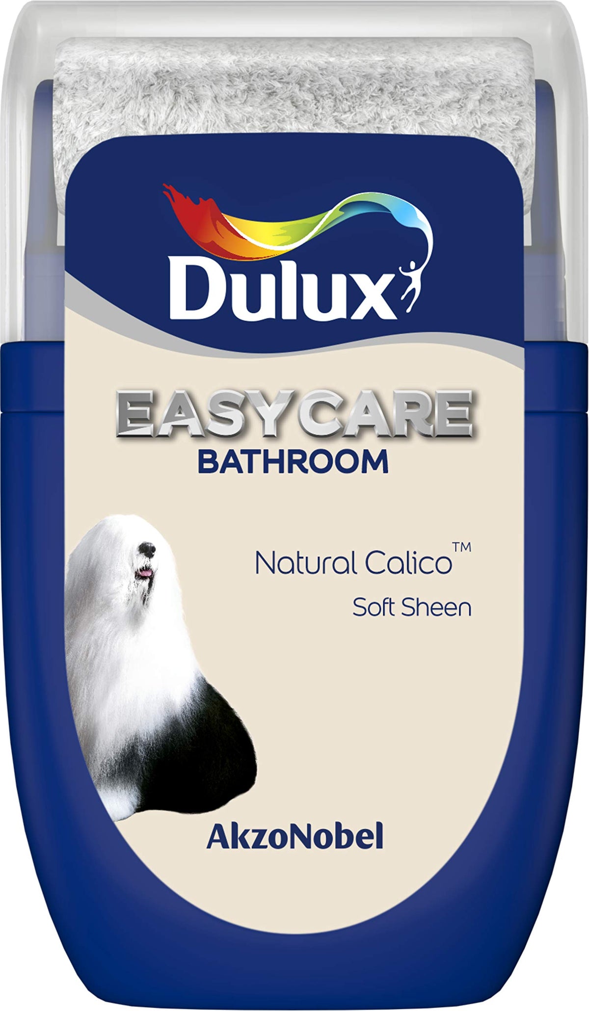 Dulux 5275836 Easycare Bathroom Soft Sheen Emulsion Paint For Walls And Ceilings - Mossy Stone 2.5L